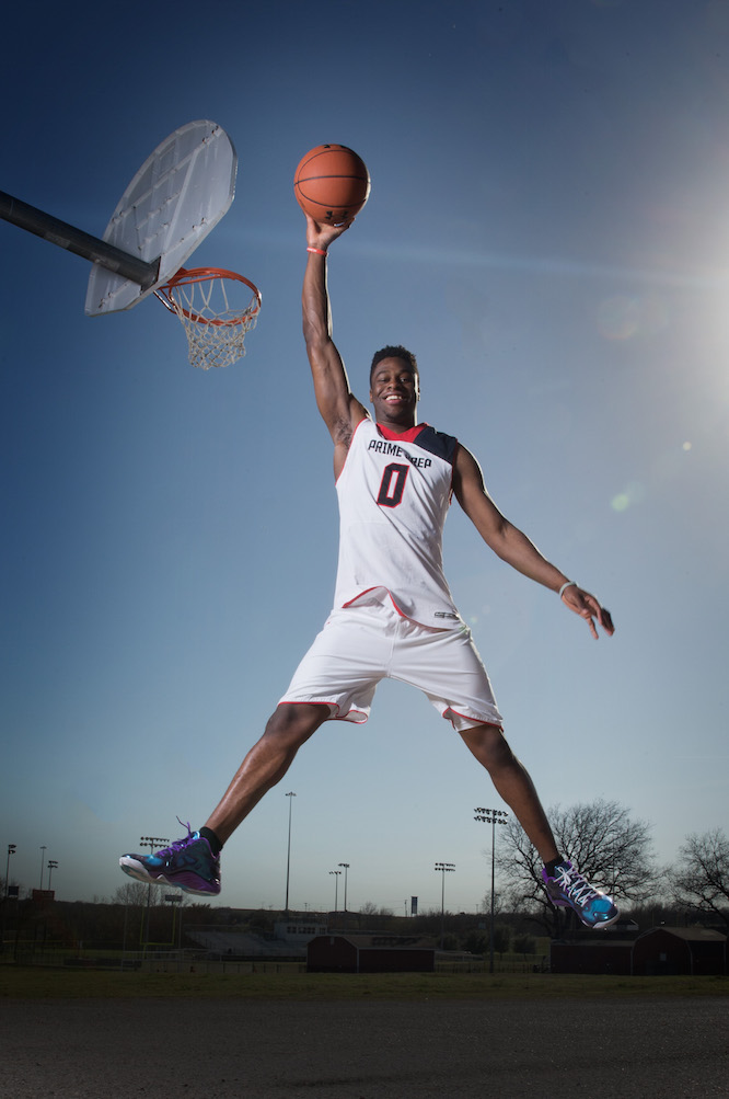 High School Basketball: Emmanuel Mudiay Portrait Session