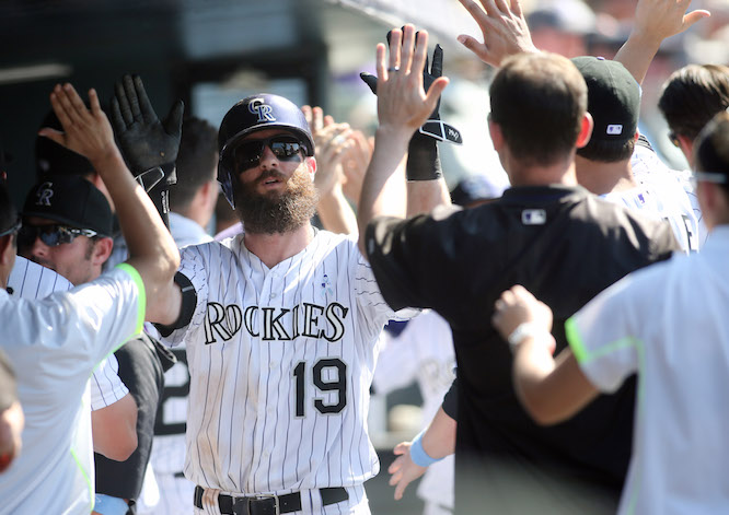 MLB: Milwaukee Brewers at Colorado Rockies