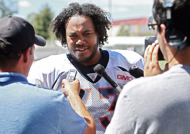 End Of Camp Brings Rookie Haircut Day Mile High Sports