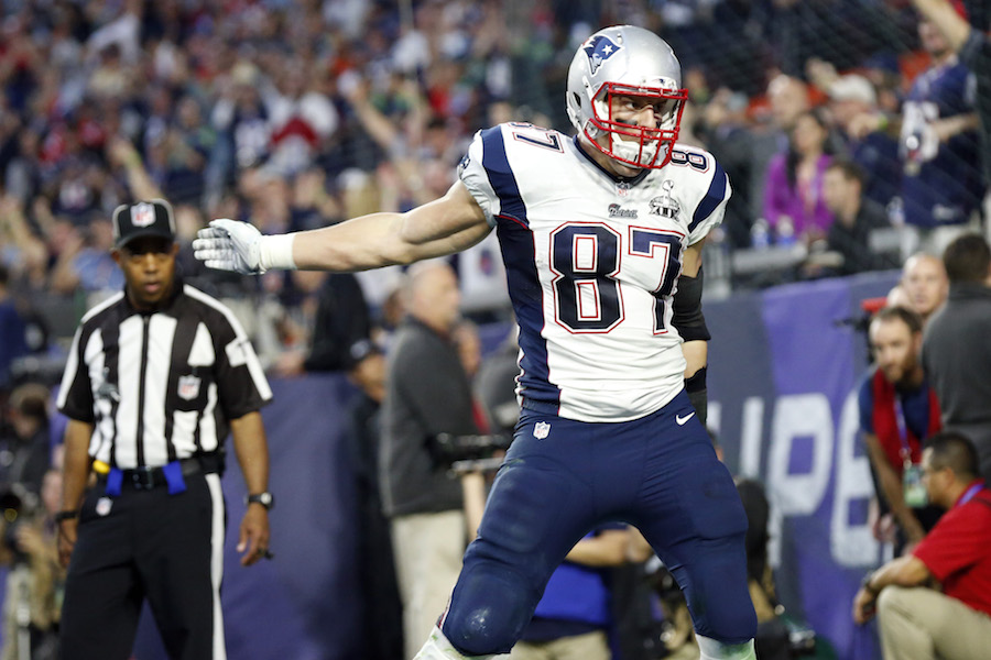NFL: Super Bowl XLIX-New England Patriots vs Seattle Seahawks Tight Ends