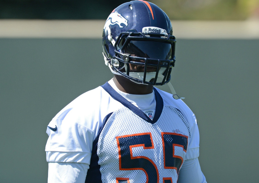 Denver Broncos linebacker Al Wilson