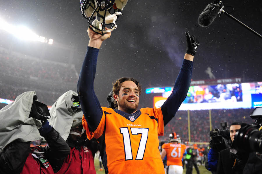 Osweiler New England Patriots at Denver Broncos draft quarterbacks