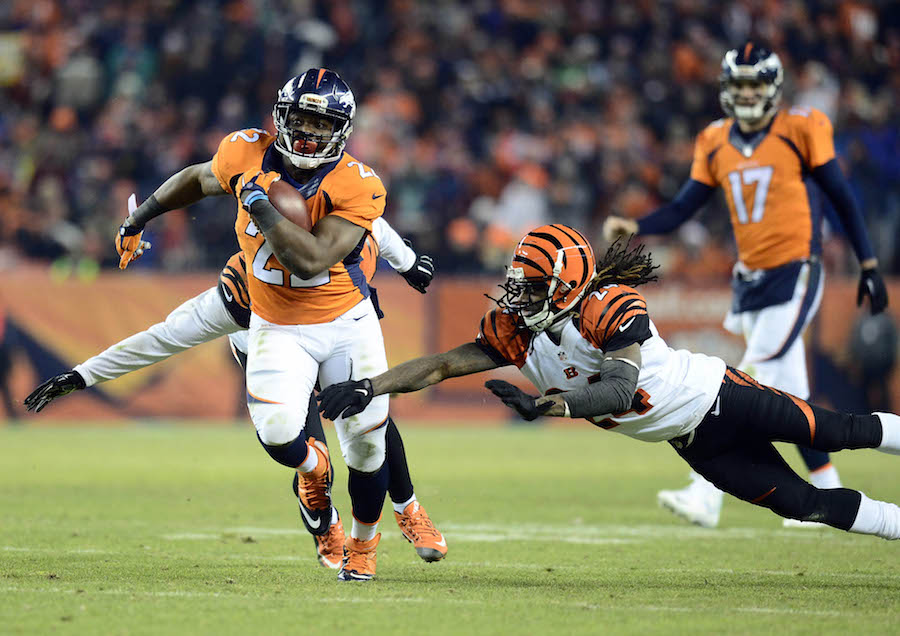 Anderson Cincinnati Bengals at Denver Broncos C.J. Anderson was really excited