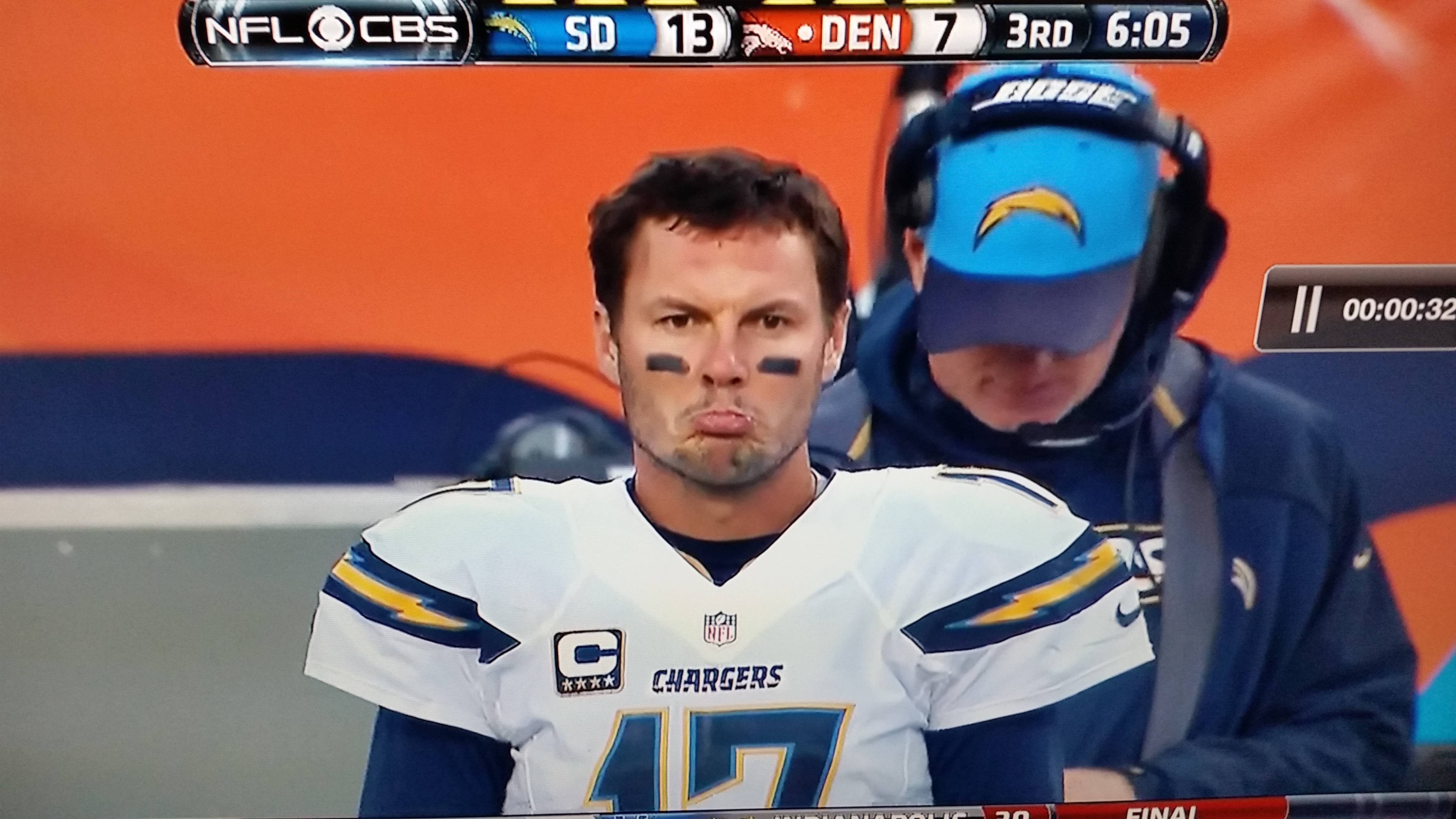 LOOK: Philip Rivers shows us exactly what it looks like to lose to the Denver Broncos ...