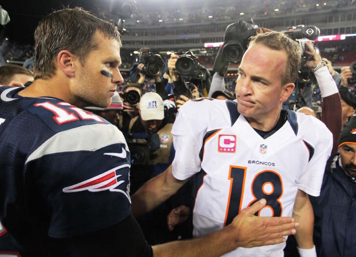 Tom Brady and Peyton Manning's rivalry