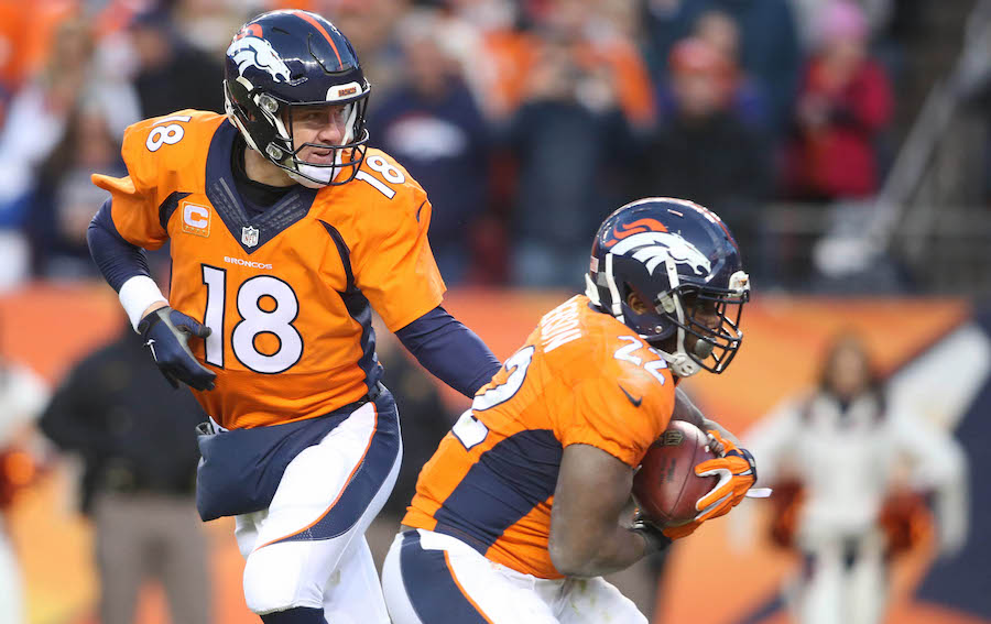 Peyton Manning's Day: Passing Record, 4 Interceptions, Benched in Loss 