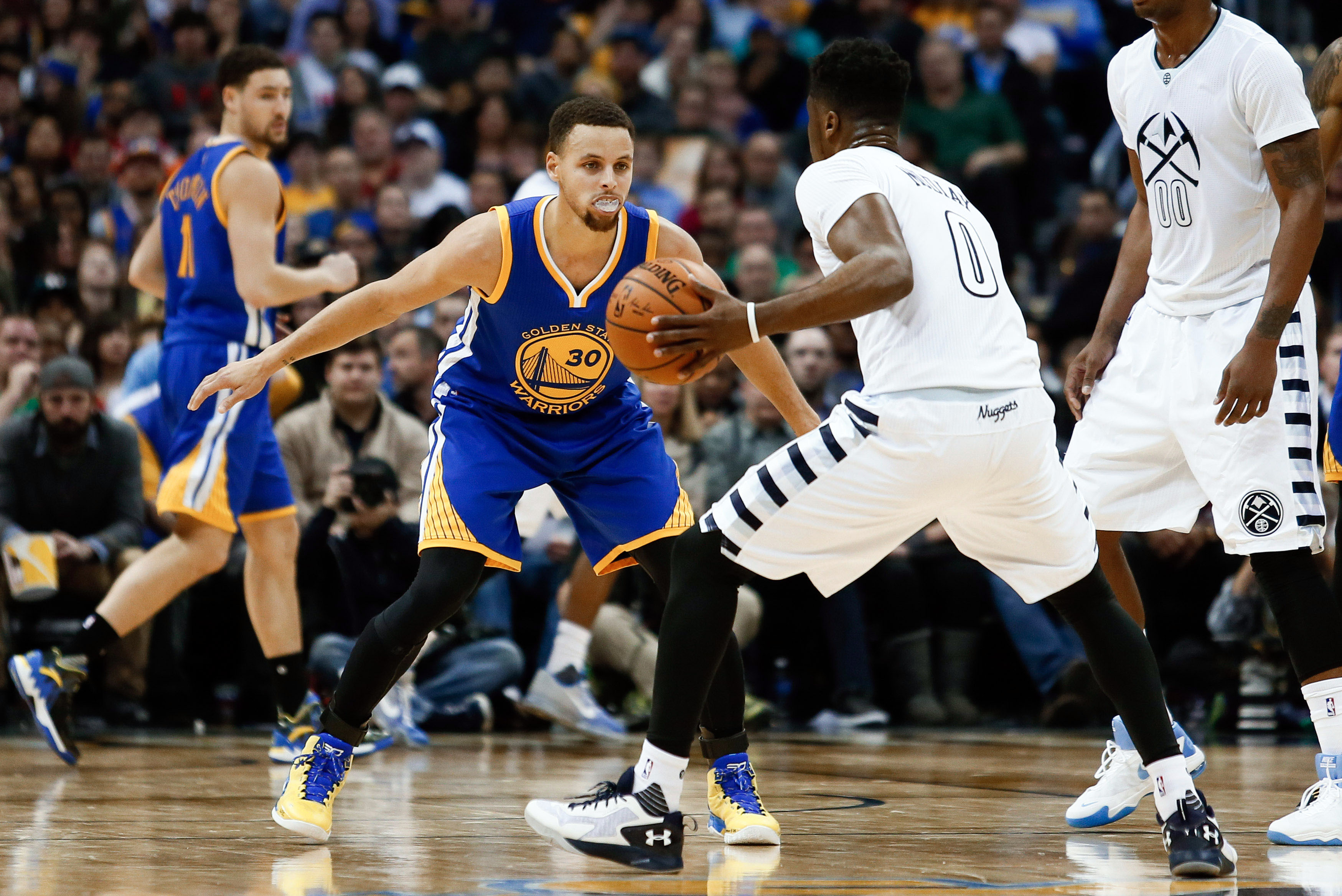 Curry Golden State Warriors at Denver Nuggets Nuggets win over the Warriors
