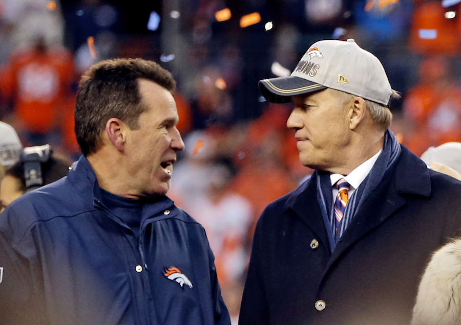 Kubiak, Elway, Broncos Denver Broncos