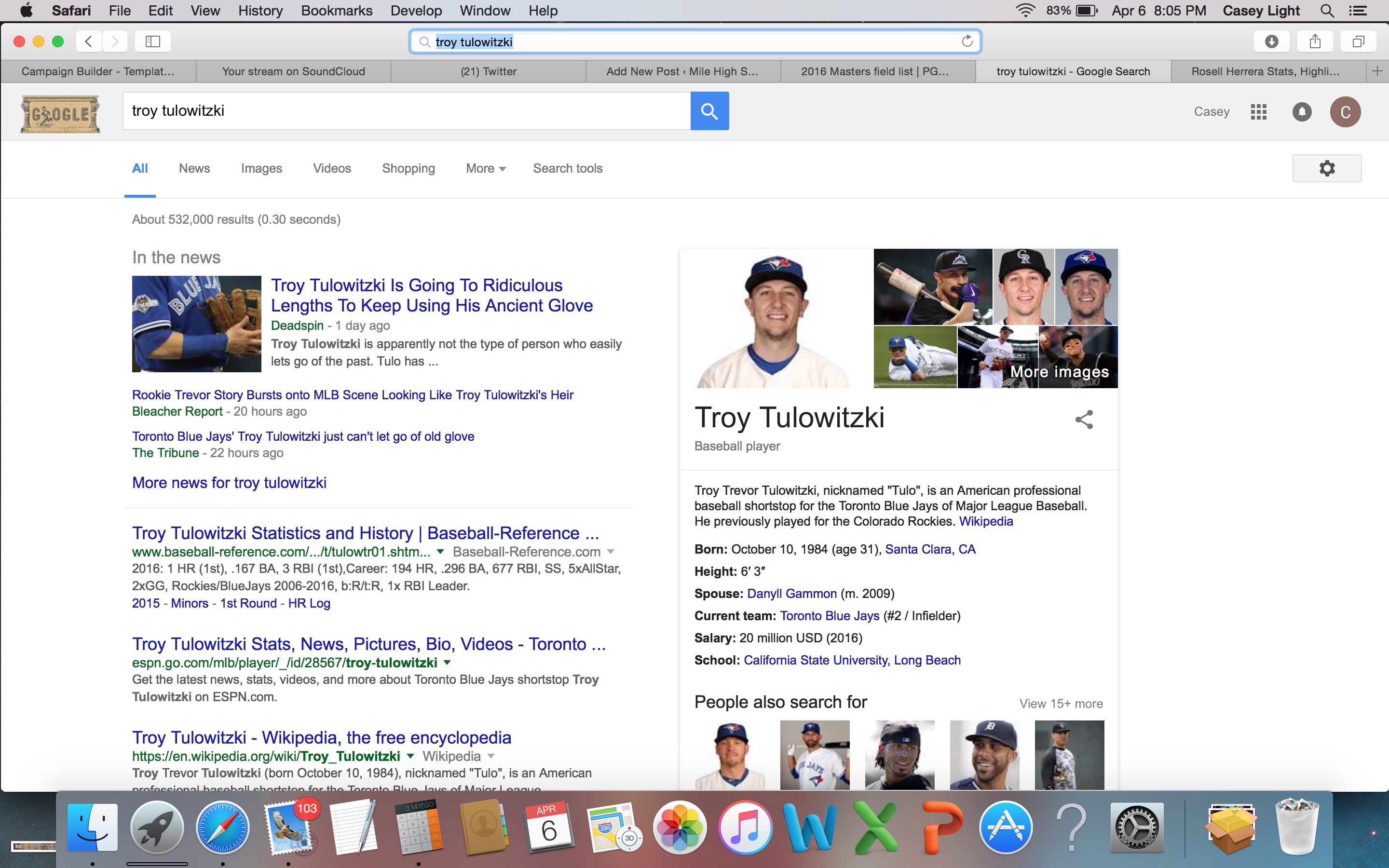 tulowitzki google search results