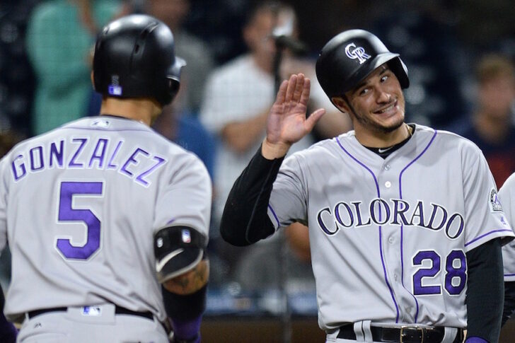 Nolan joins CarGo in MLB history with rare walk-off feat
