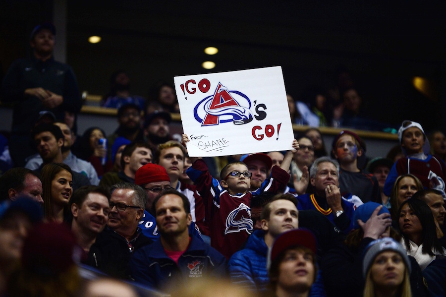 Avalanche Avs fans pepsi center