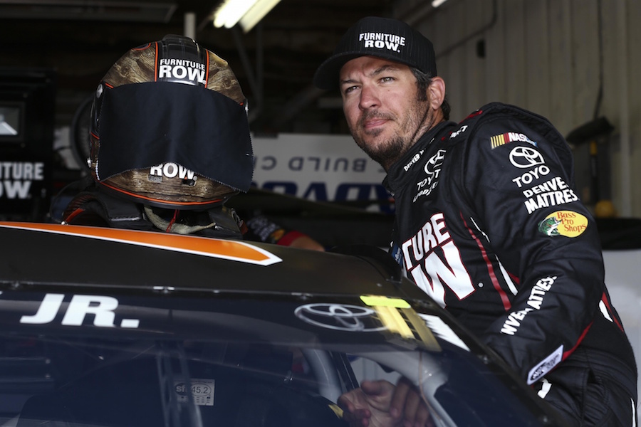 truex michigan furniture row racing nascar