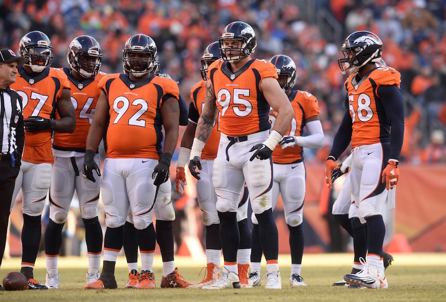 Derek Wolfe, Von Miller, Sylvester Williams Broncos