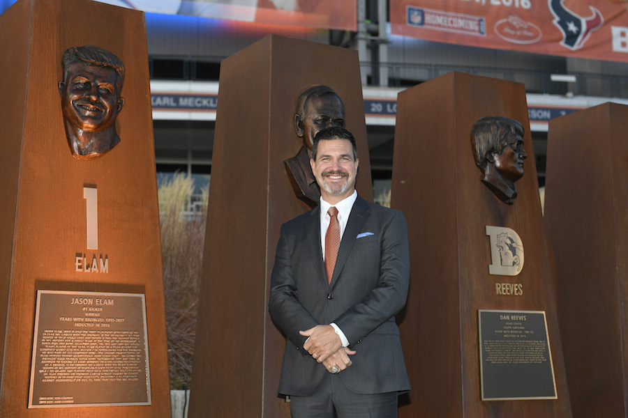 Denver Broncos Ring of Fame induction October 23, 2016.