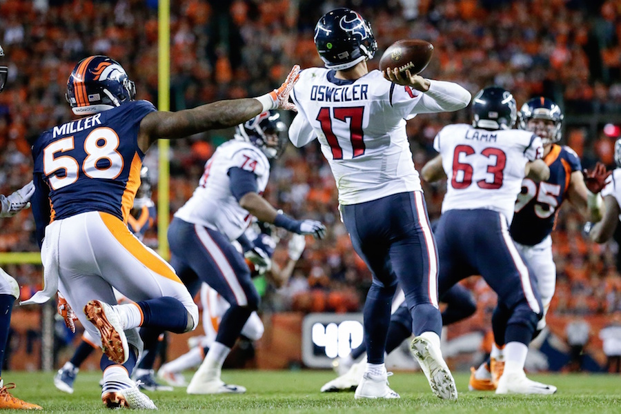 Broncos, Miller, Texans, Osweiler