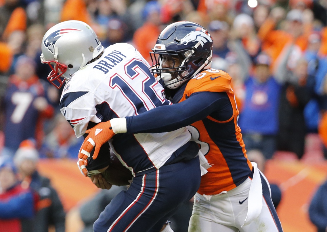 tom brady in broncos uniform