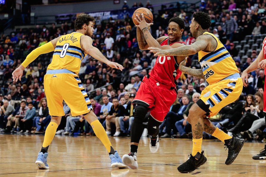 Gallinari, Chandler, Nuggets, Derozan, Raptors