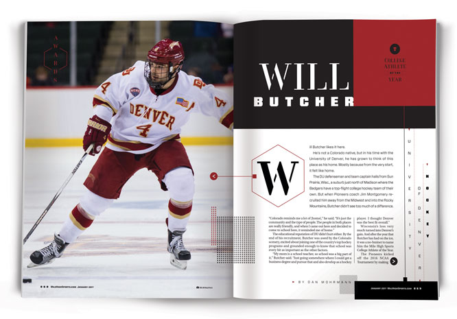 College Athlete of the Year: Will Butcher - University of Denver Hockey