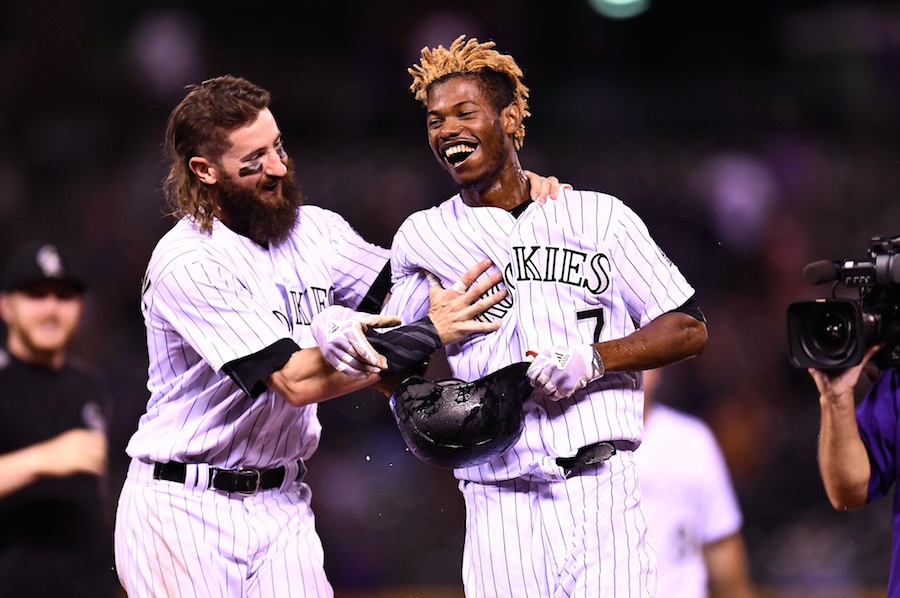 Charlie Blackmon, Raimel Tapia