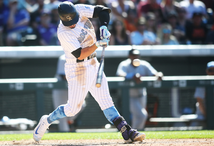 Colorado Rockies - Batting Practice Logo (2018) - Baseball Sports