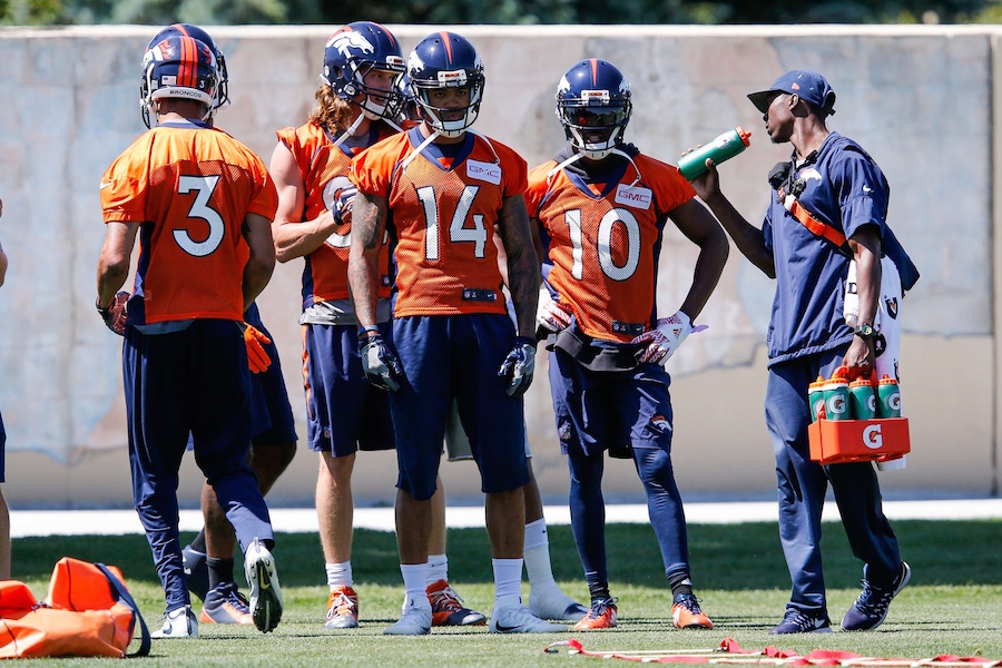 Broncos Wide Receivers, 2017 Minicamp