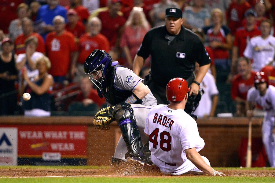Ryan Hanigan, Harrison Bader