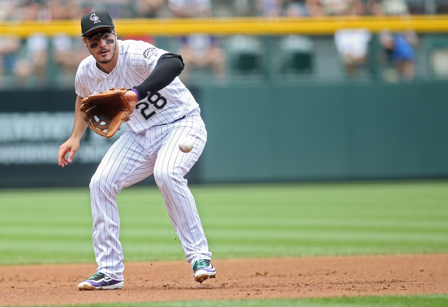 Nolan Arenado playing elite defense again at third base for