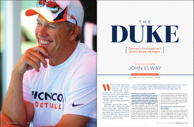 Q&A With Quarterback John Elway On What Life Is Like In The NFL