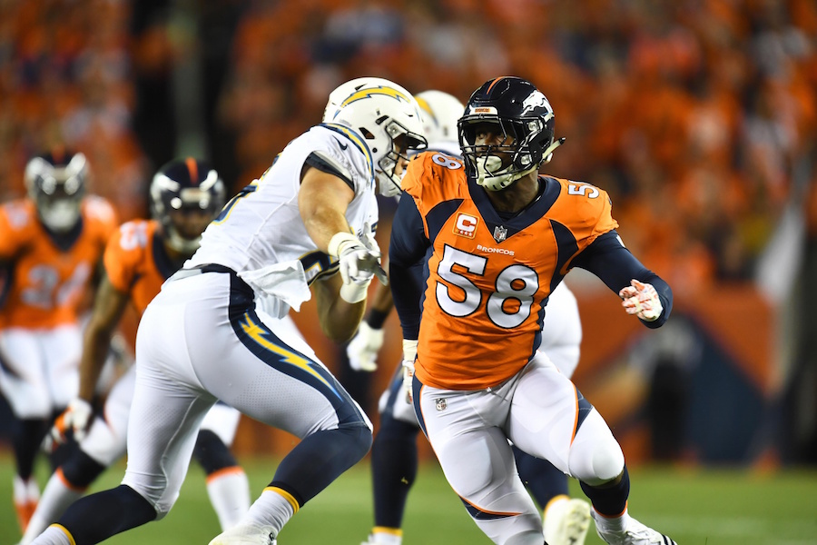 Chipped and doubled: Welcome to life in the NFL for Von Miller