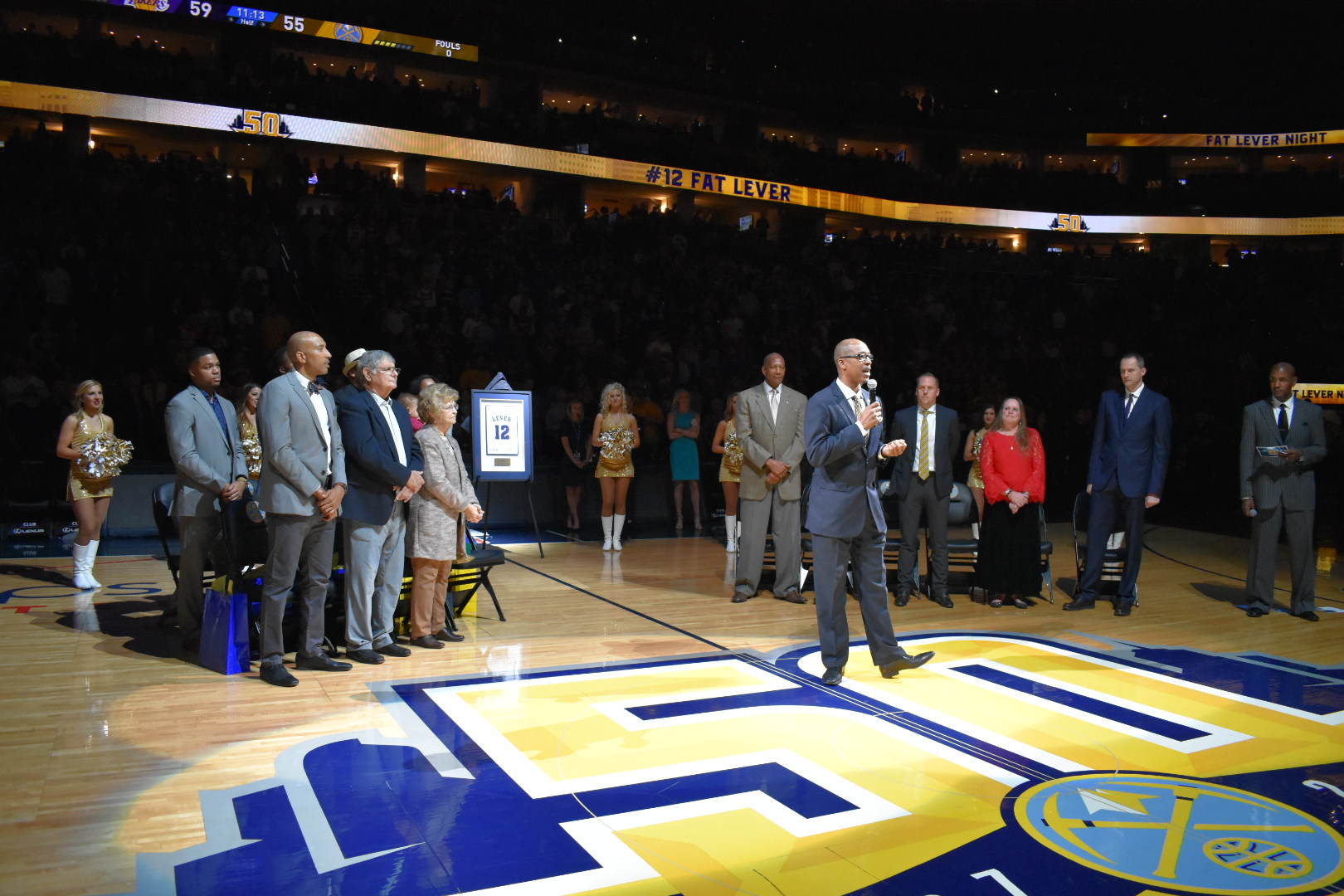 A Night in Pictures: Fat Lever's jersey retirement - Mile High Sports