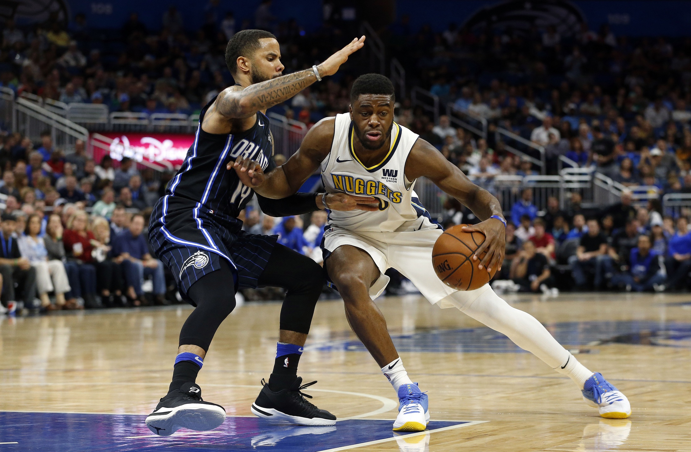 Fournier injures ankle in Magic OT win, X-rays unfavorable Fournier injures ankle in Magic OT win, X-rays unfavorable