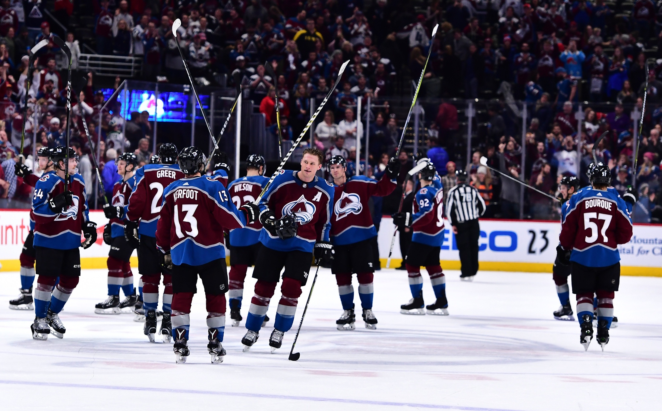 Avalanche honor Milan Hejduk by scoring seven in victory over Wild