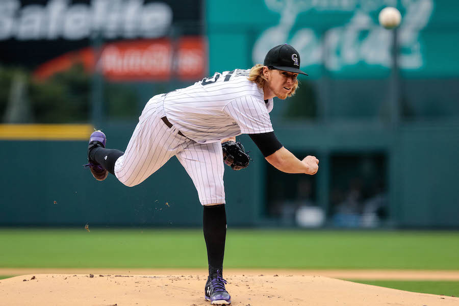 MLB: Miami Marlins at Colorado Rockies