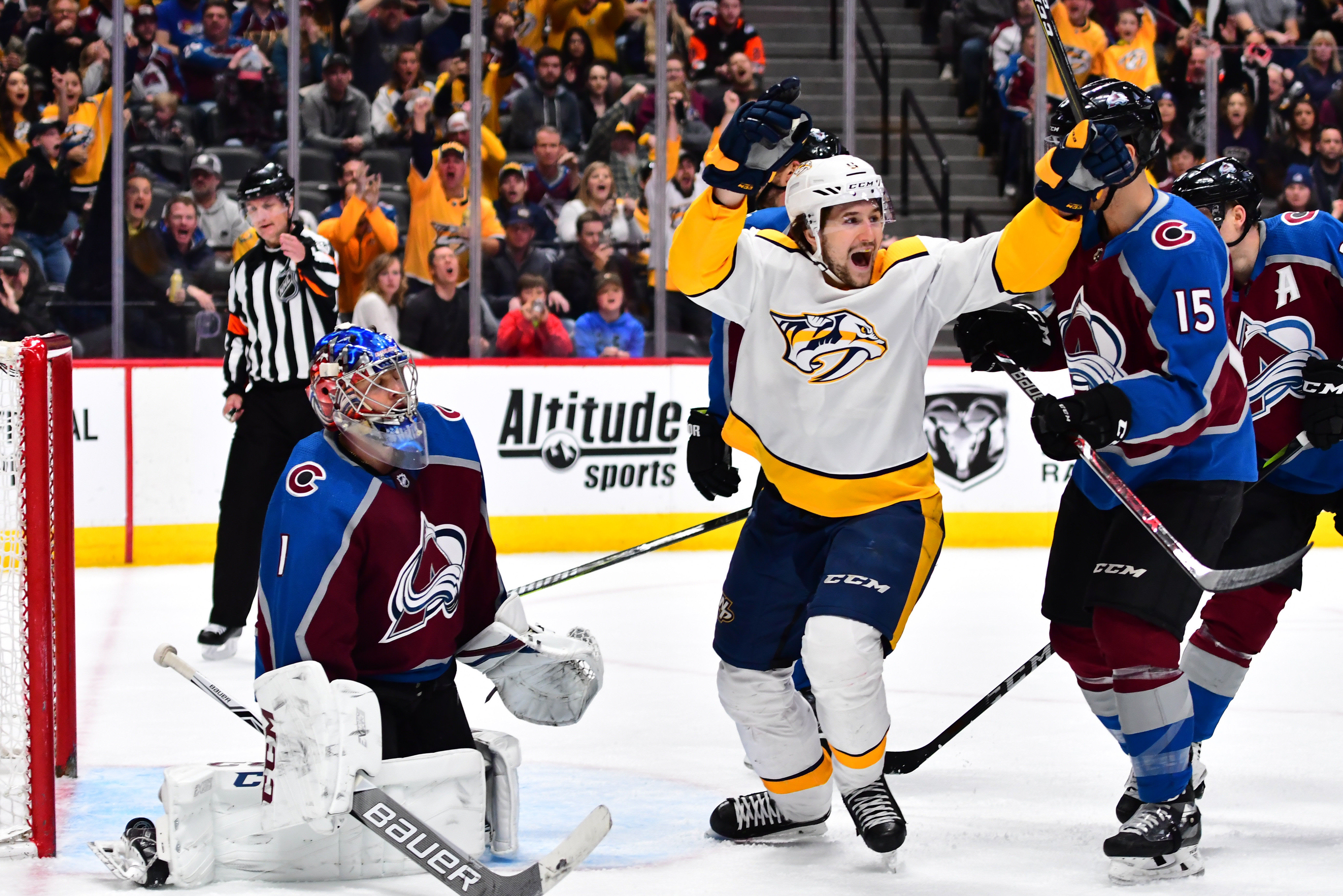 NHL: Nashville Predators at Colorado Avalanche