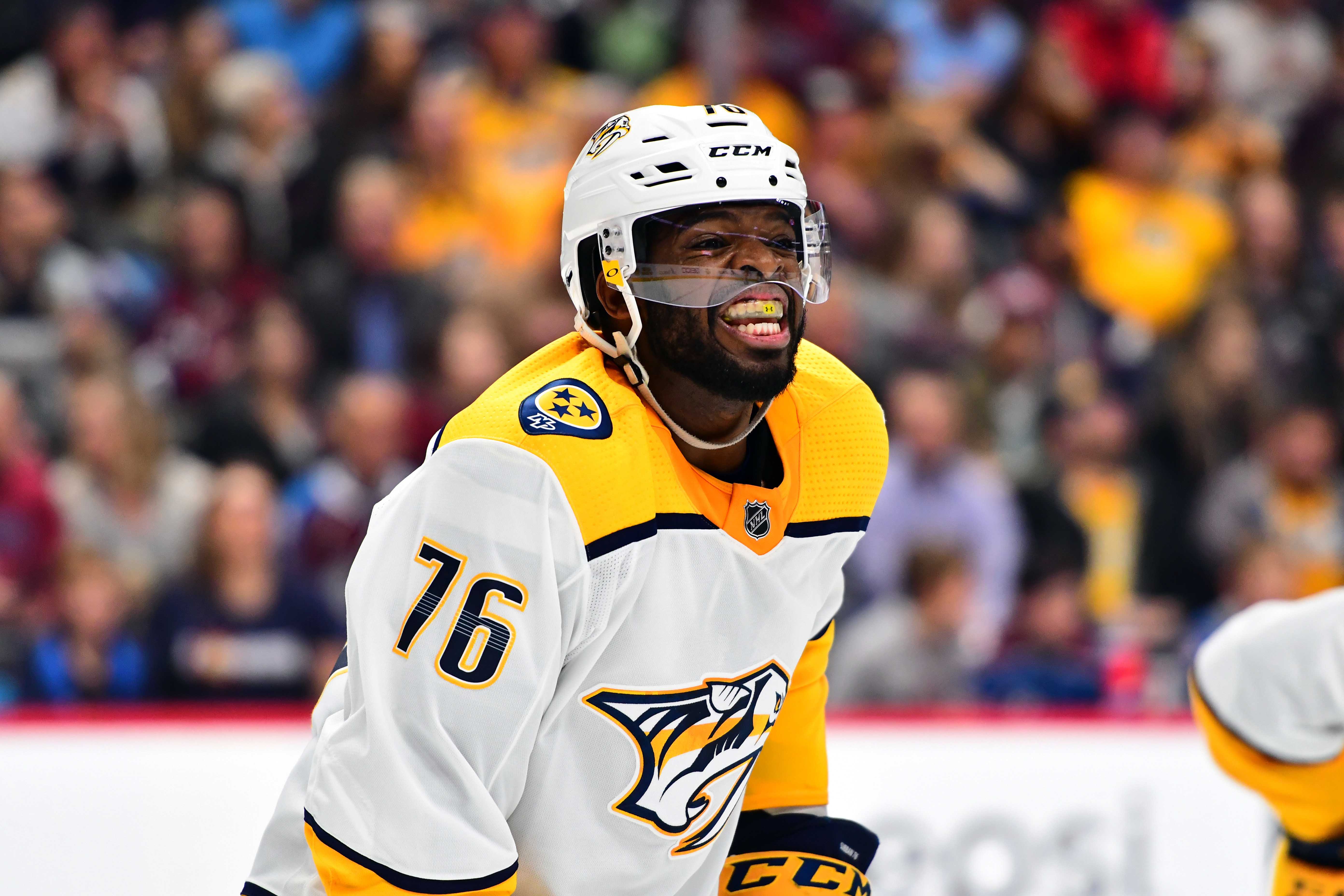 NHL: Nashville Predators at Colorado Avalanche