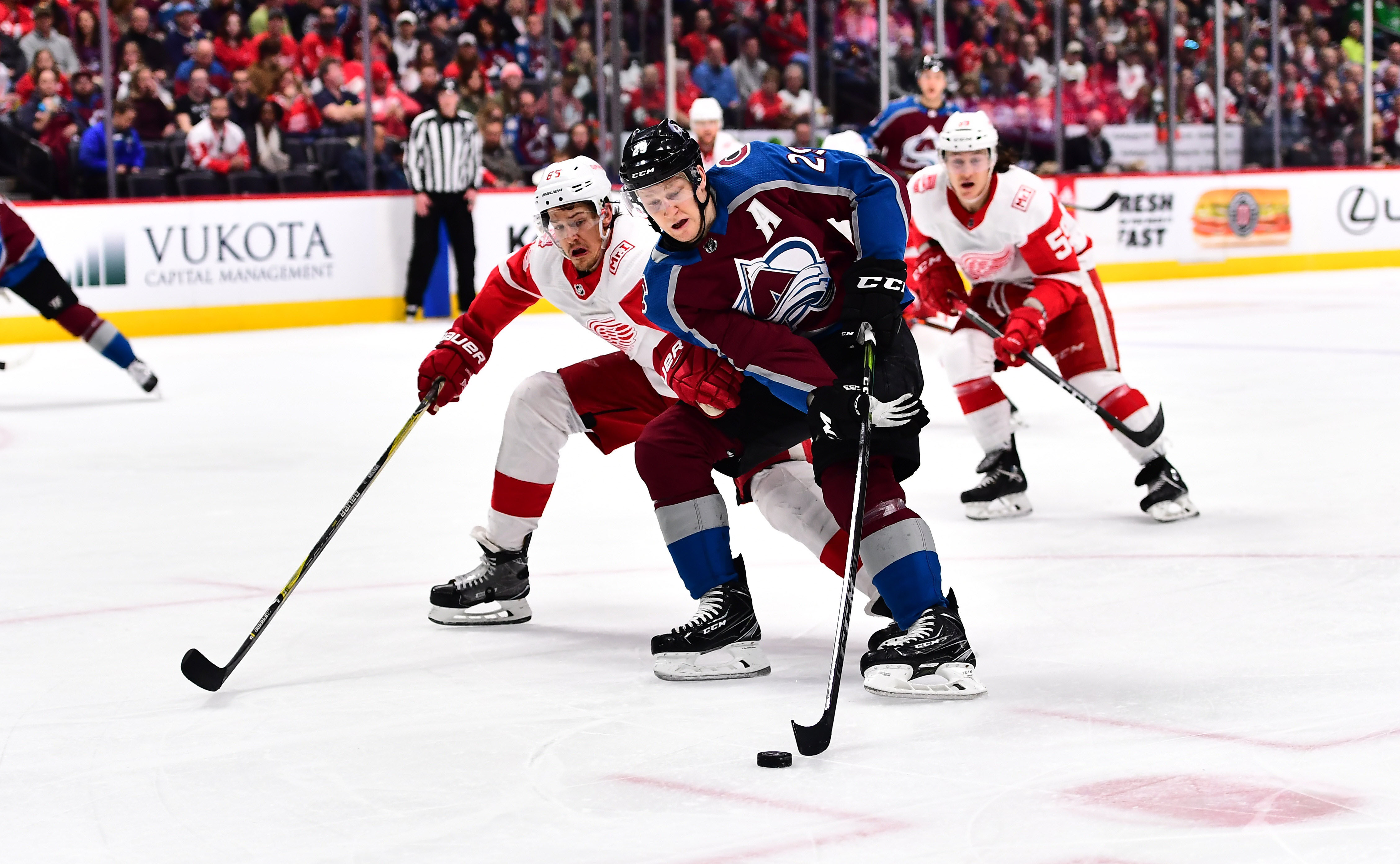NHL: Detroit Red Wings at Colorado Avalanche