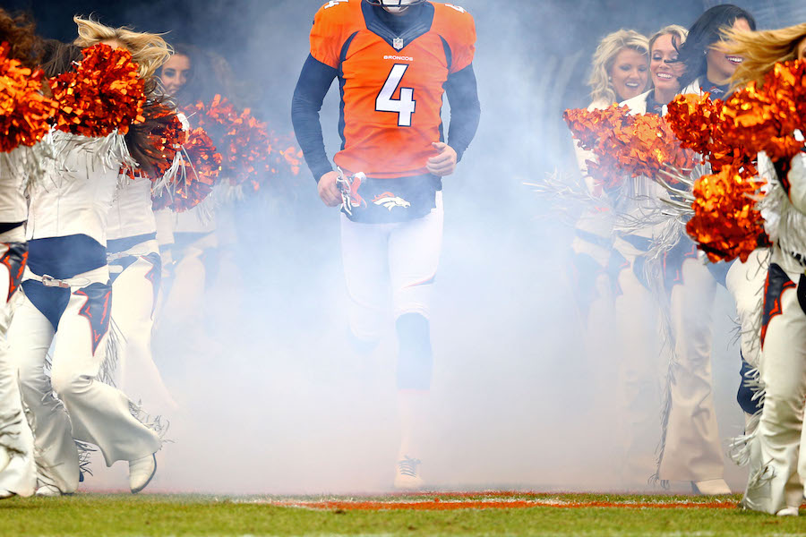 Case Keenum will need a new jersey number with the Denver Broncos