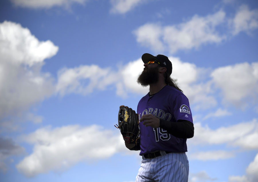MLB: Spring Training-Los Angeles Dodgers at Colorado Rockies