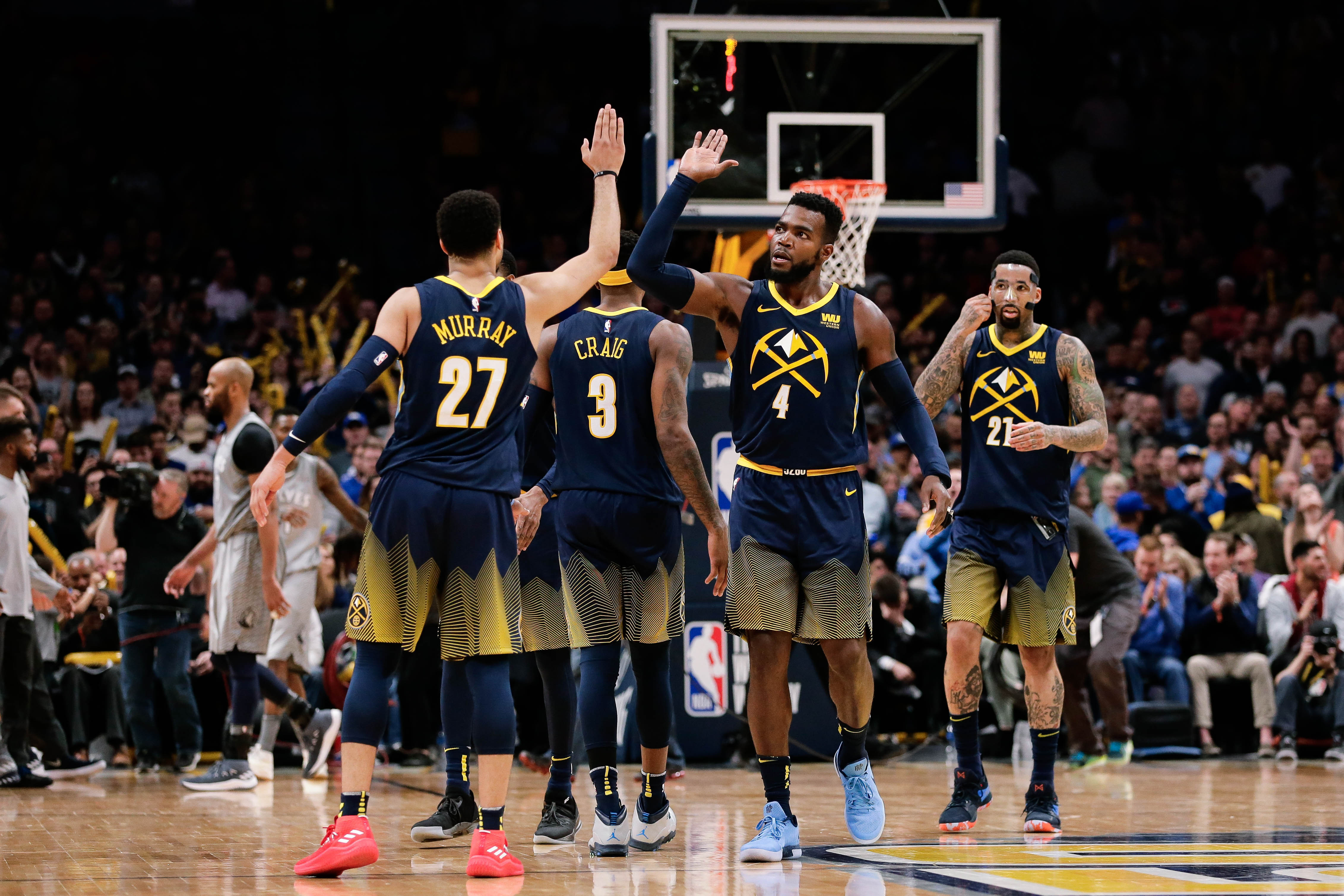 NBA: Minnesota Timberwolves at Denver Nuggets
