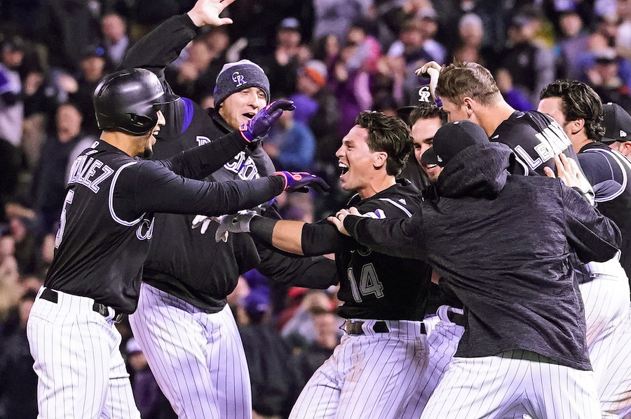 MLB: Atlanta Braves at Colorado Rockies