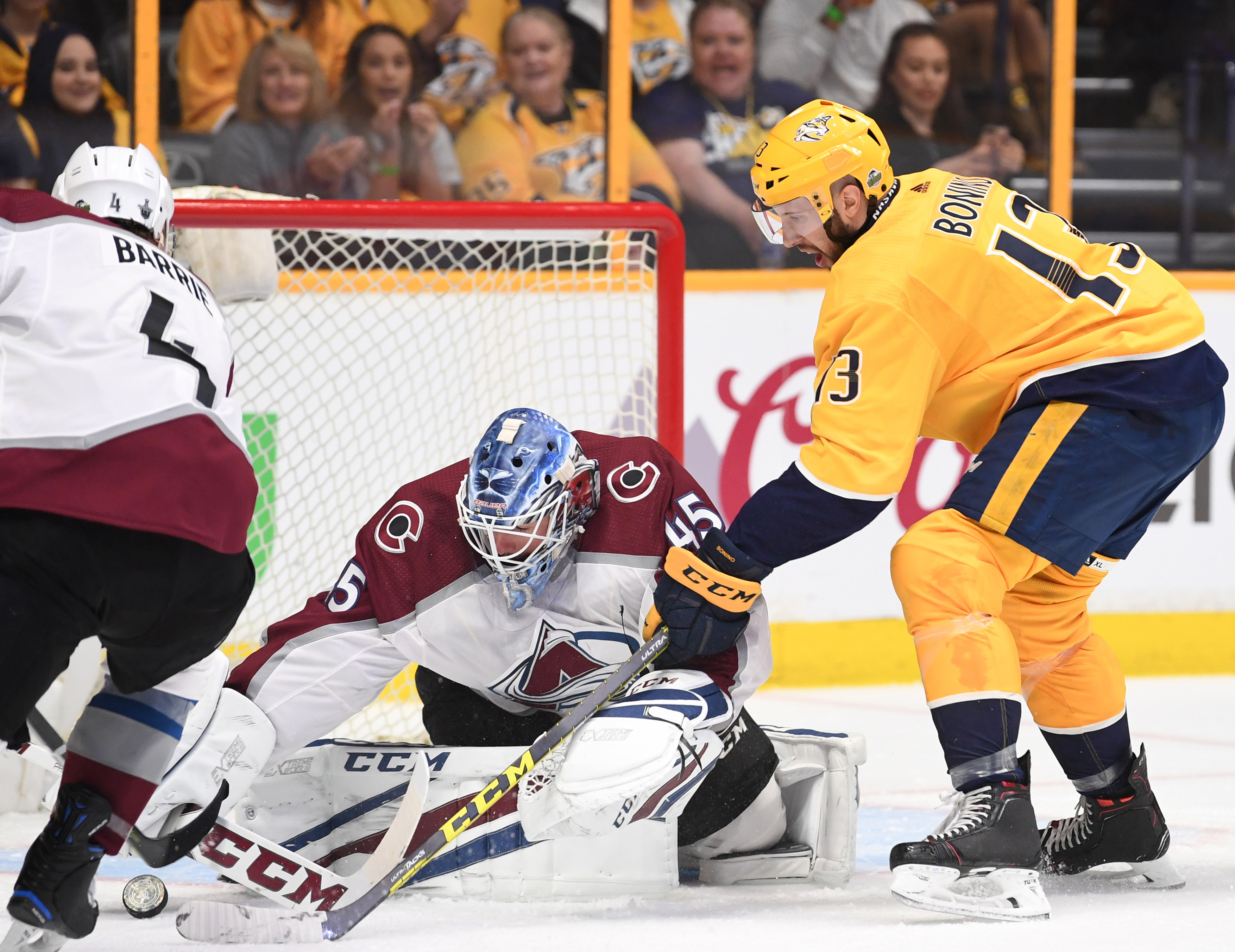NHL: Stanley Cup Playoffs-Colorado Avalanche at Nashville Predators