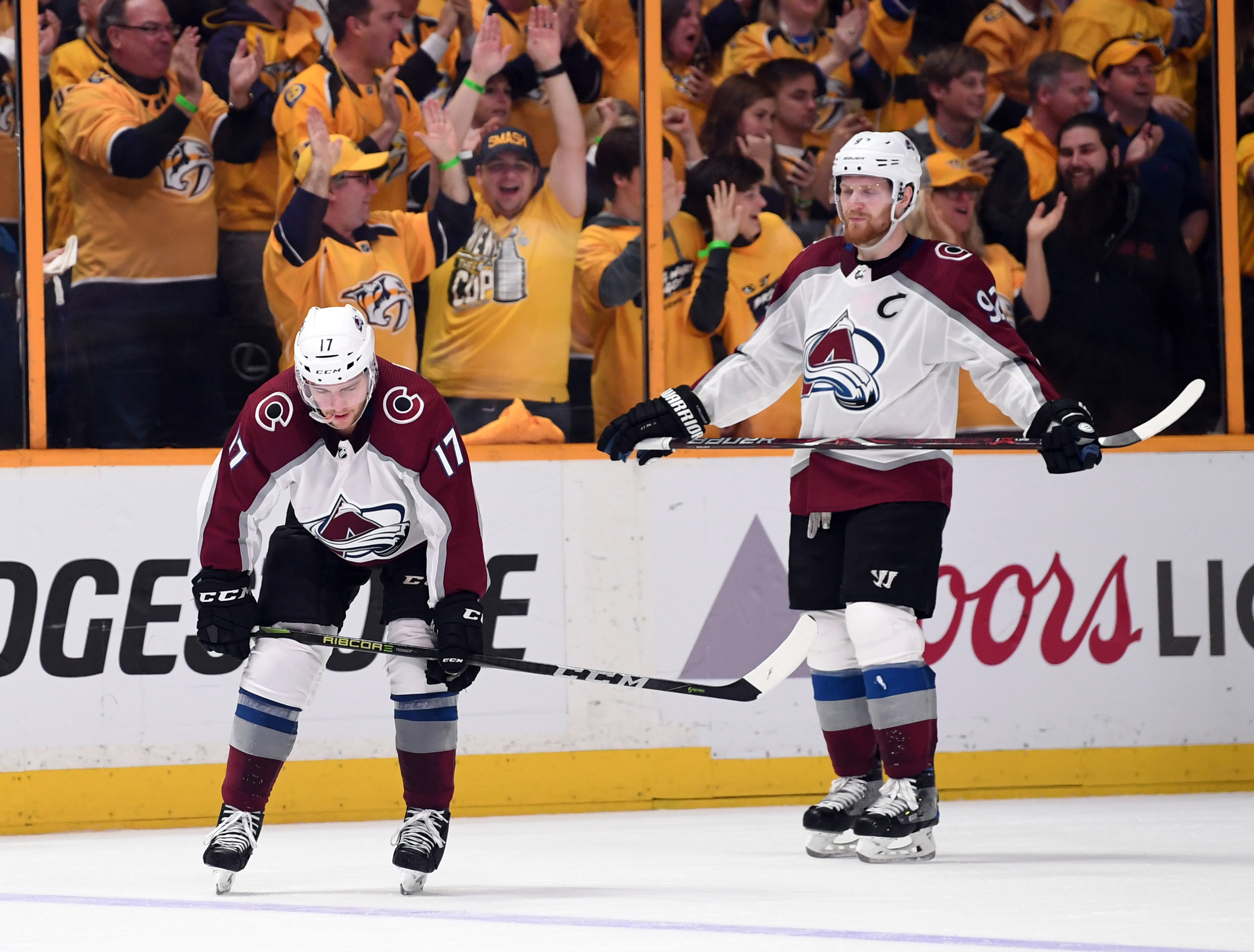 NHL: Stanley Cup Playoffs-Colorado Avalanche at Nashville Predators