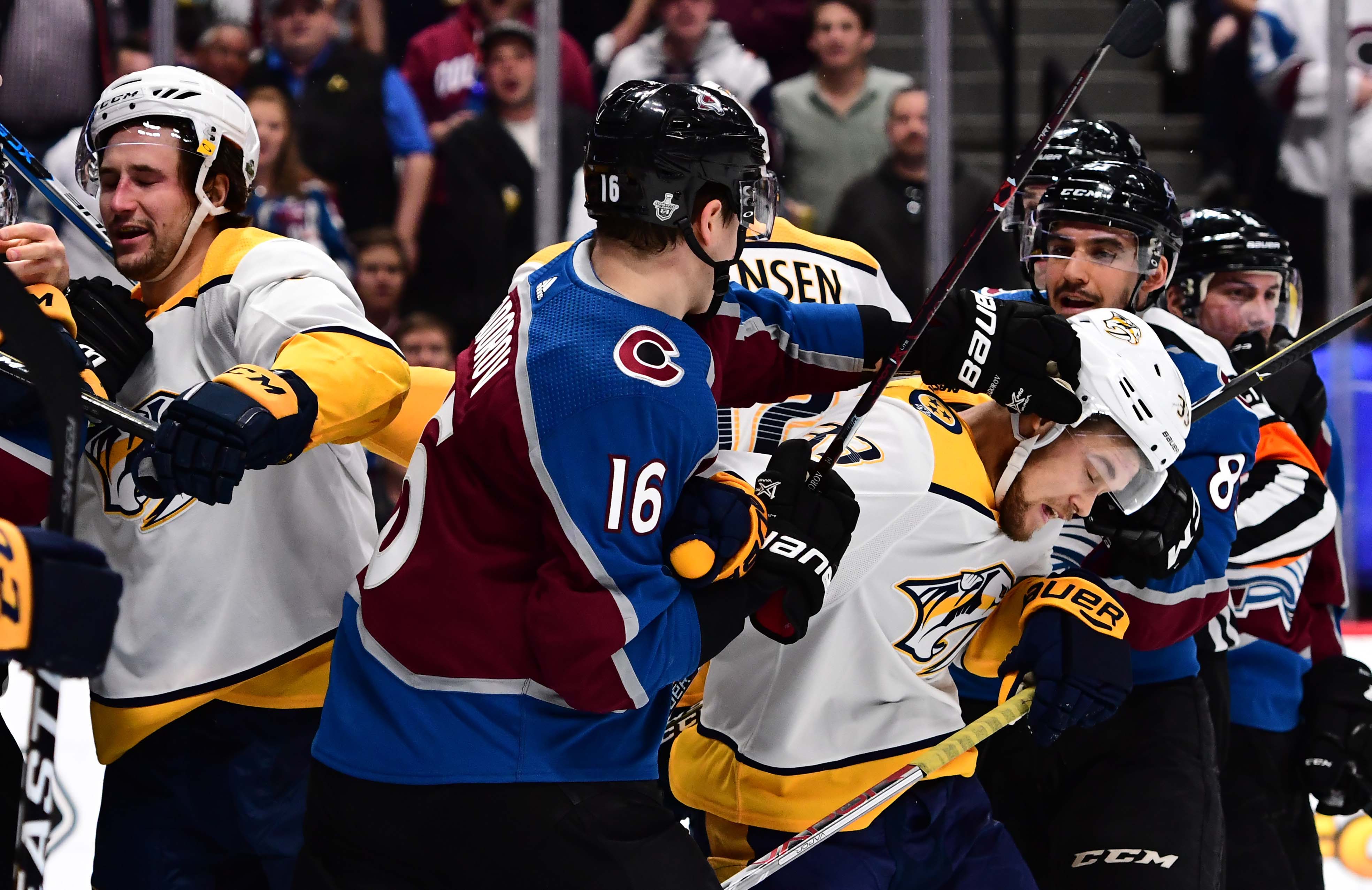 NHL: Stanley Cup Playoffs-Nashville Predators at Colorado Avalanche