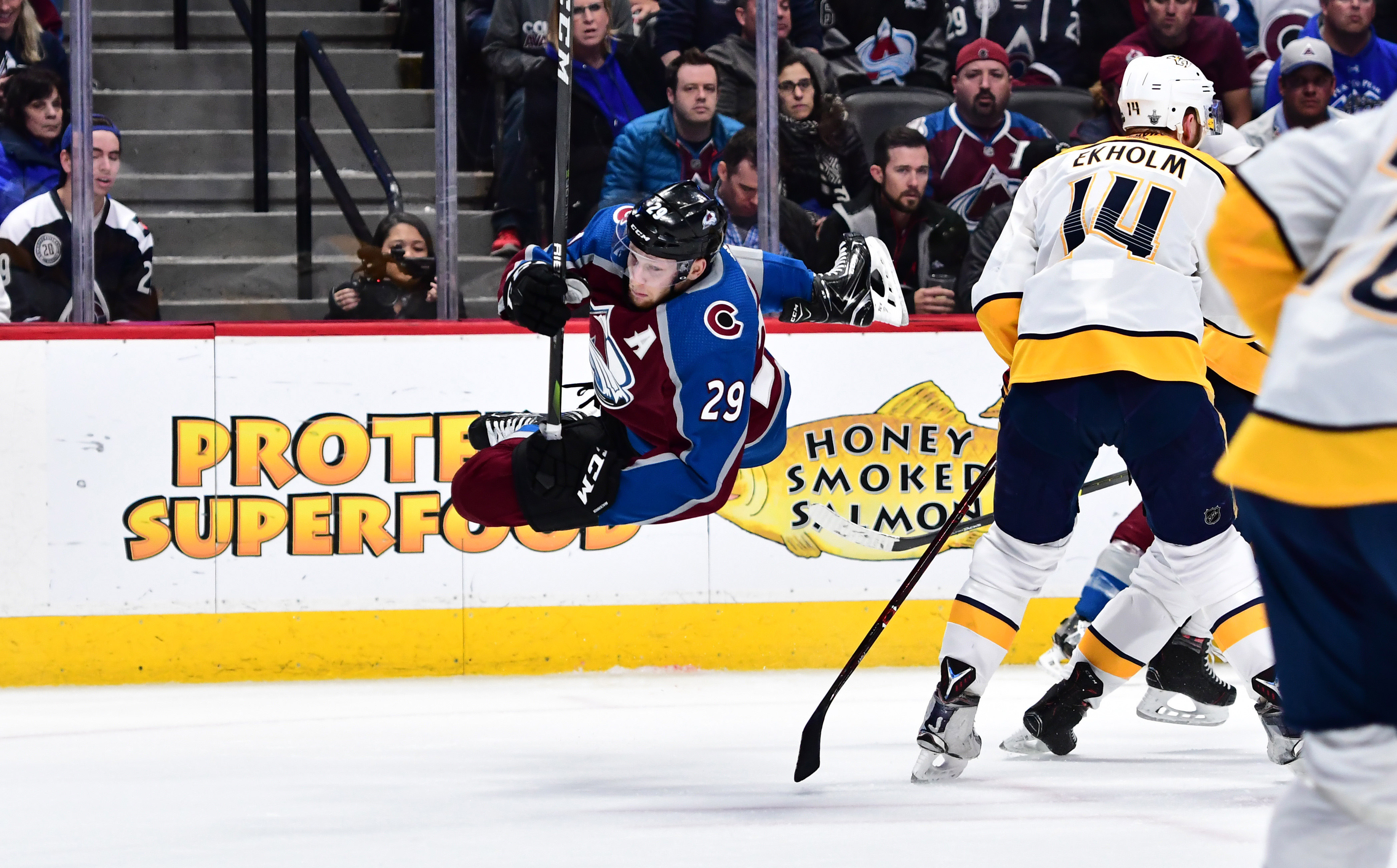 NHL: Stanley Cup Playoffs-Nashville Predators at Colorado Avalanche