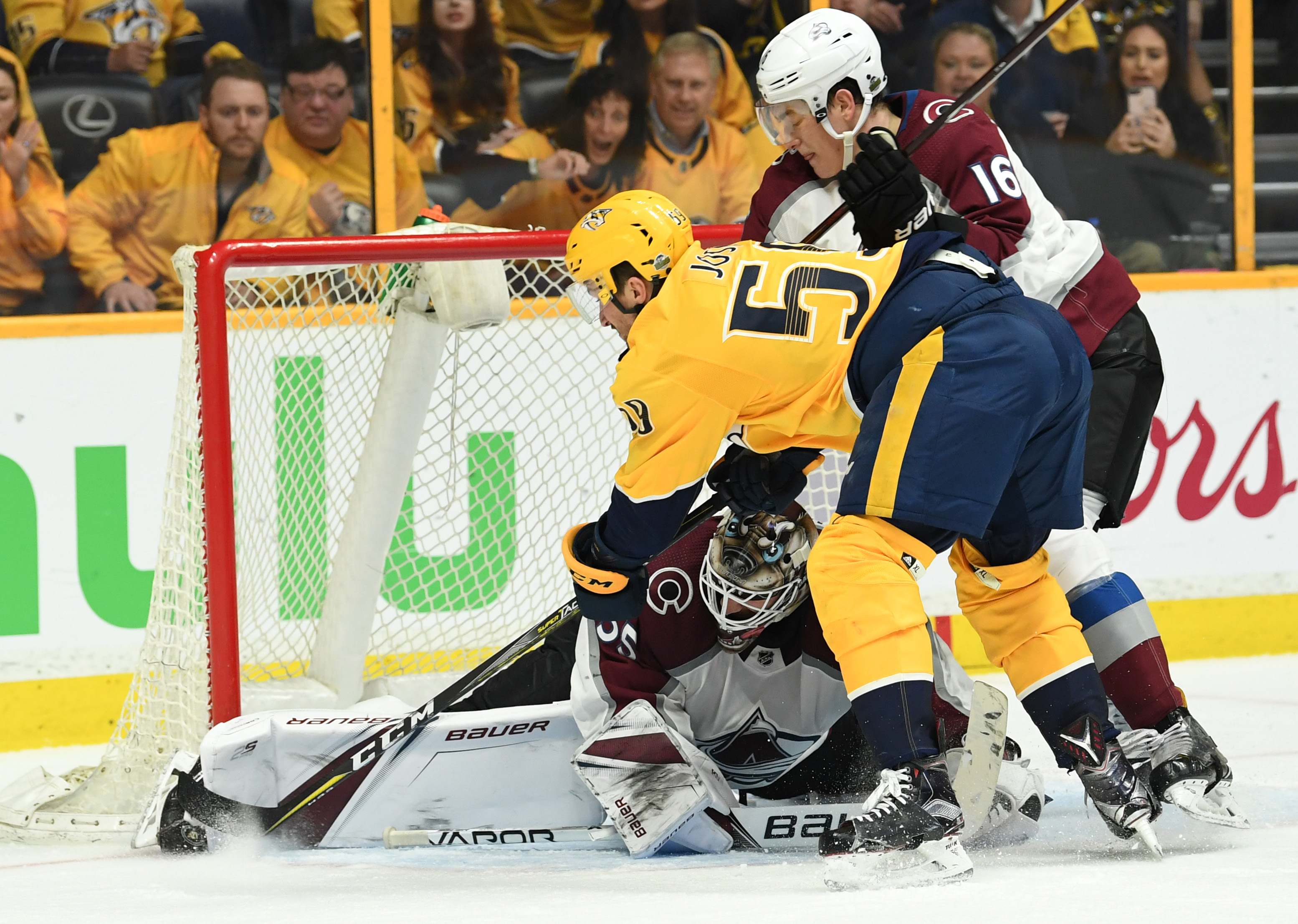 NHL: Stanley Cup Playoffs-Colorado Avalanche at Nashville Predators