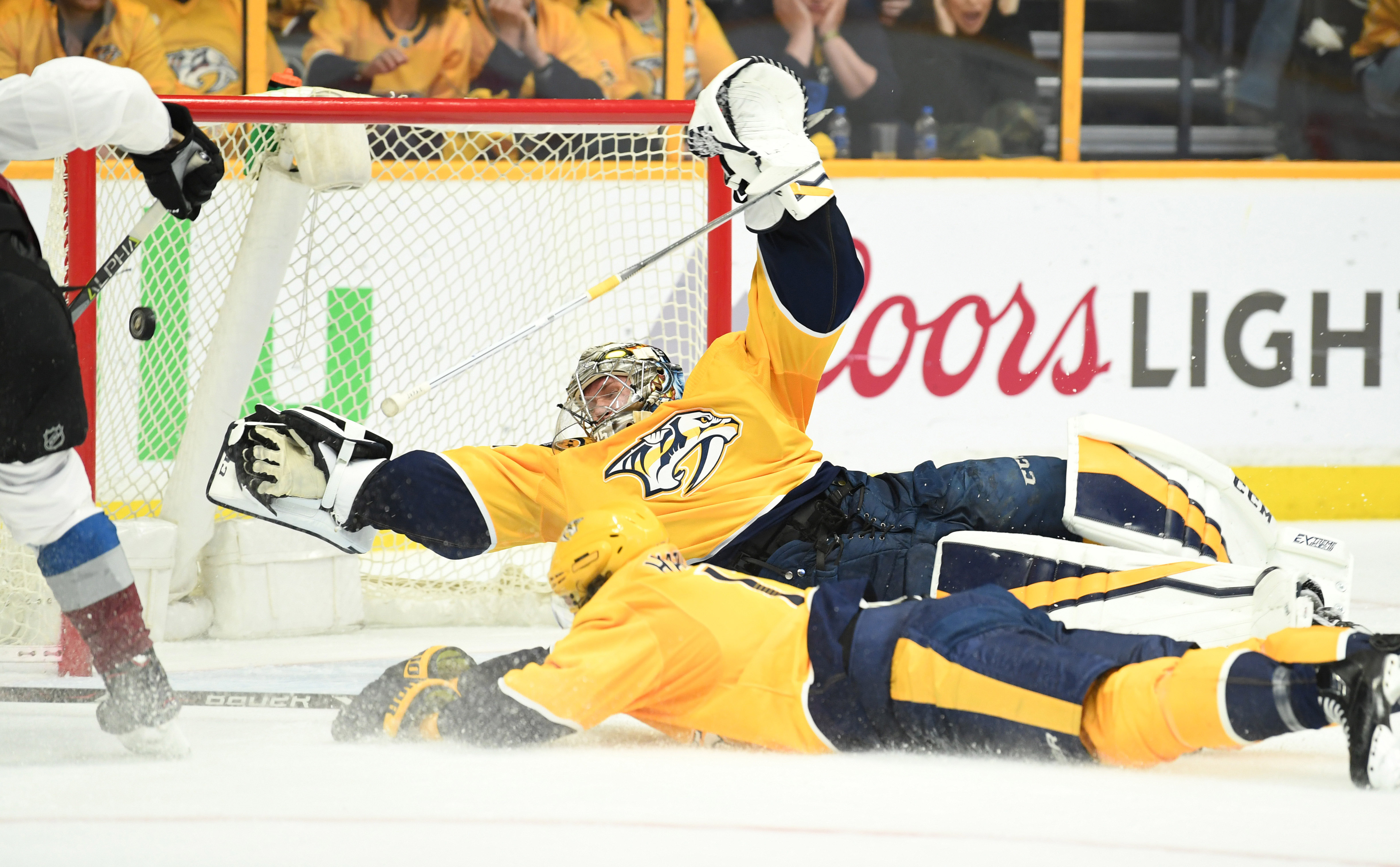 NHL: Stanley Cup Playoffs-Colorado Avalanche at Nashville Predators