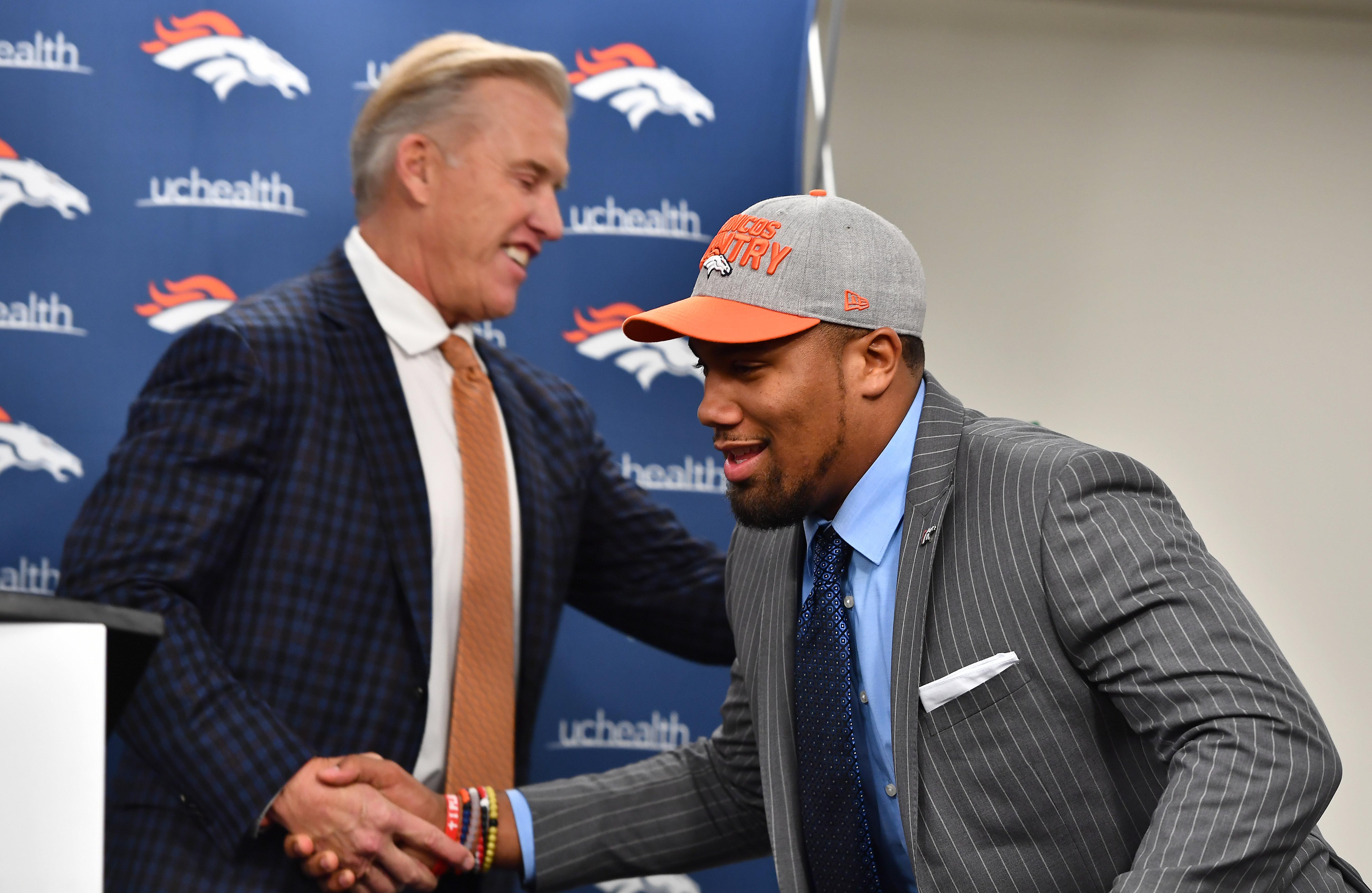 NFL: Denver Broncos-Bradley Chubb Press Conference