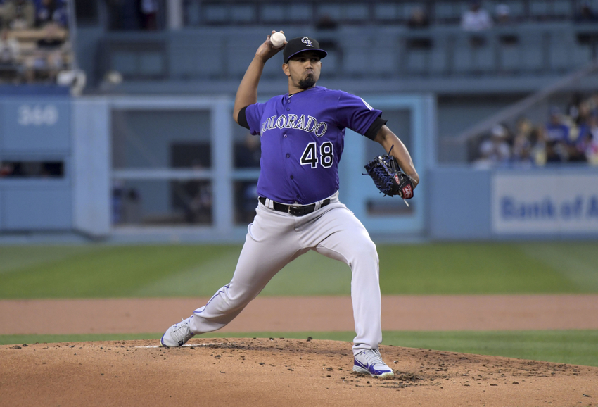 MLB: Colorado Rockies at Los Angeles Dodgers