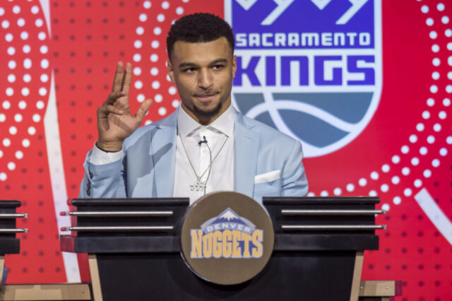 Denver Nuggets Player Jamal Murray during the 2018 NBA Draft Lottery at the Palmer House Hilton.