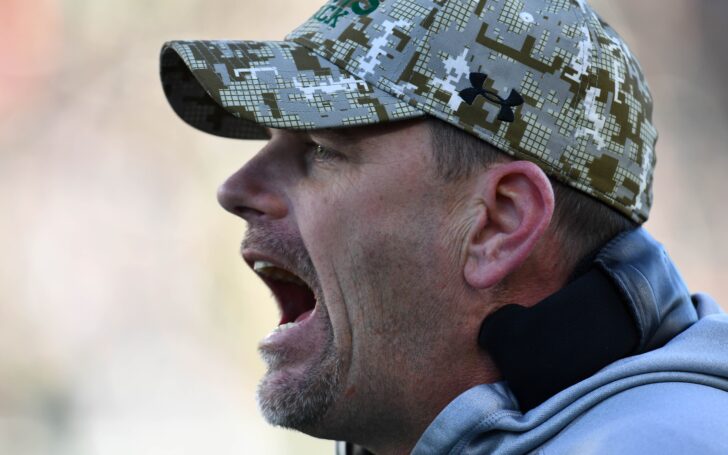 Mike Bobo. Credit: Ron Chenoy, USA TODAY Sports.